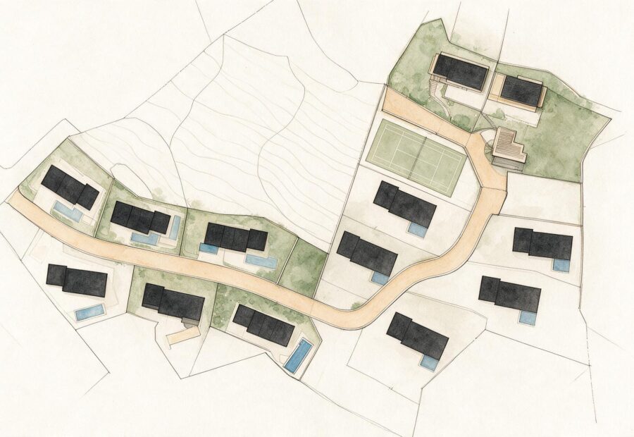 Layout of the estate
